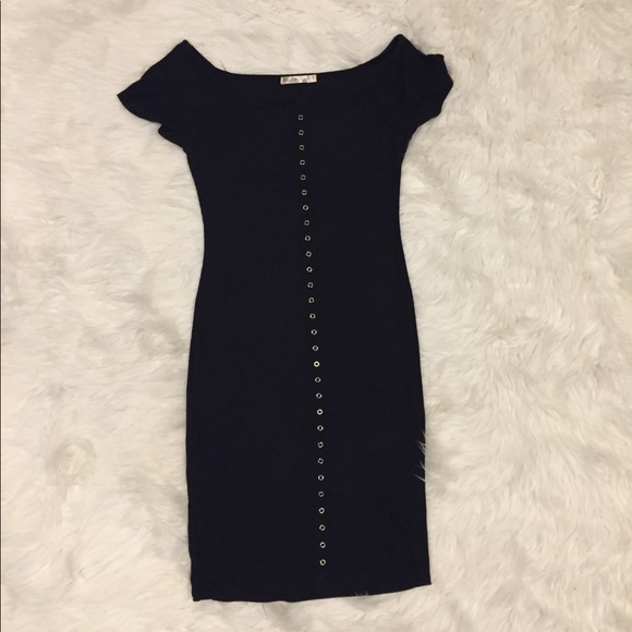 tight dress with buttons